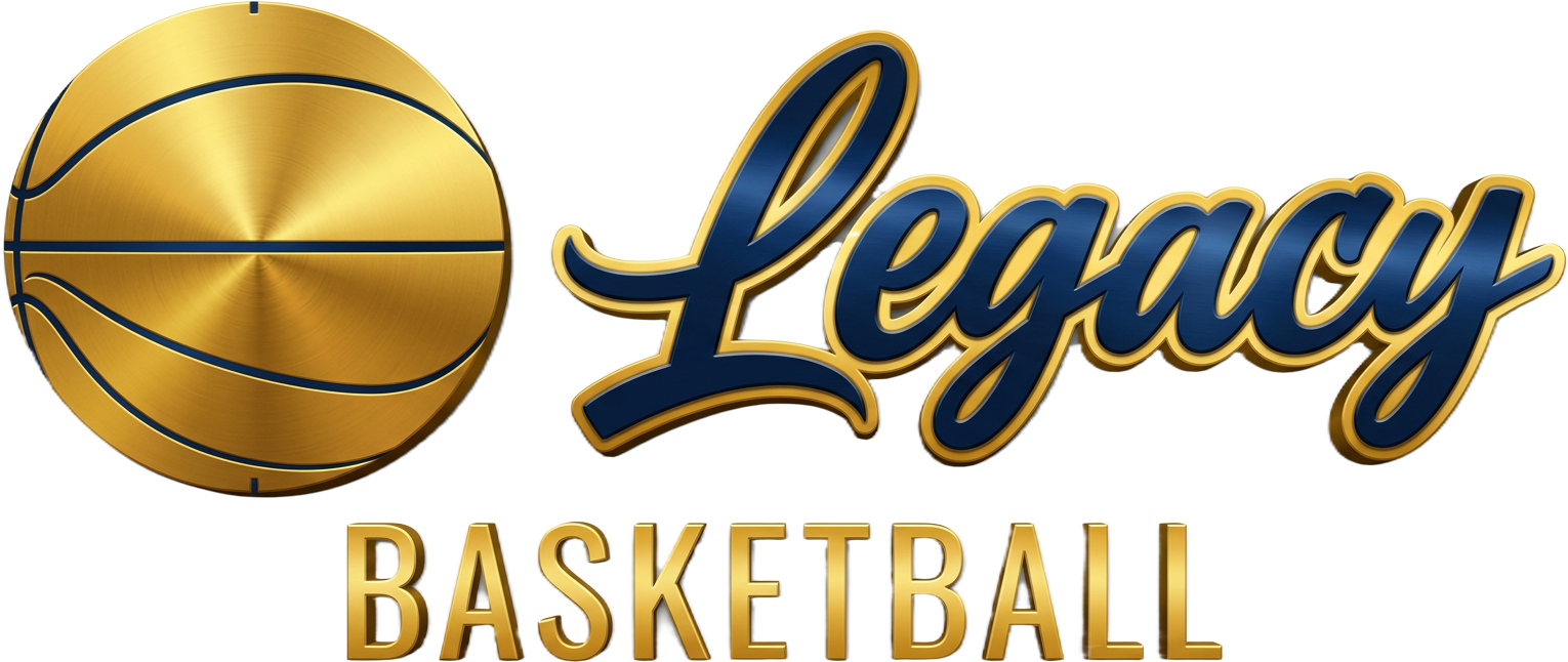 Legacy Basketball — Alt with Ball — Reversed PNG